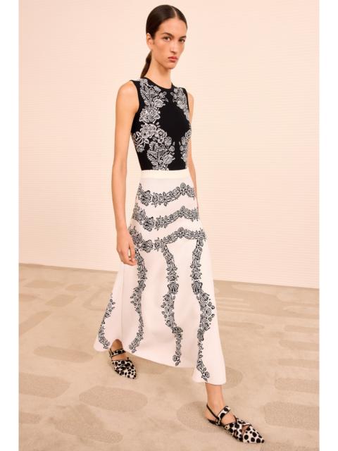 Valencia Jacquard Midi Skirt