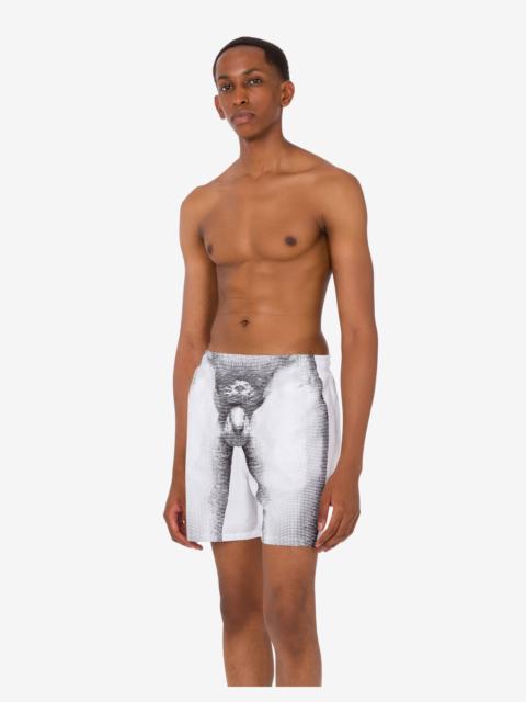 PRINTED NYLON SWIM BOXERS