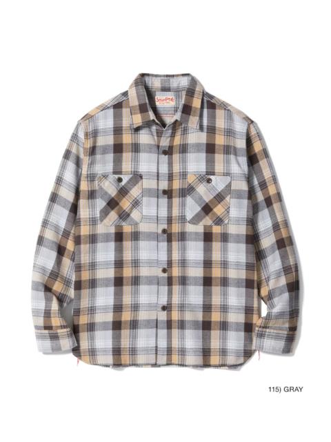 SC29562 Twill Check Work Shirt -Gray