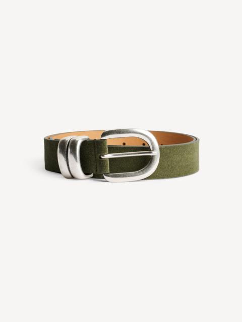 Zoira suede belt