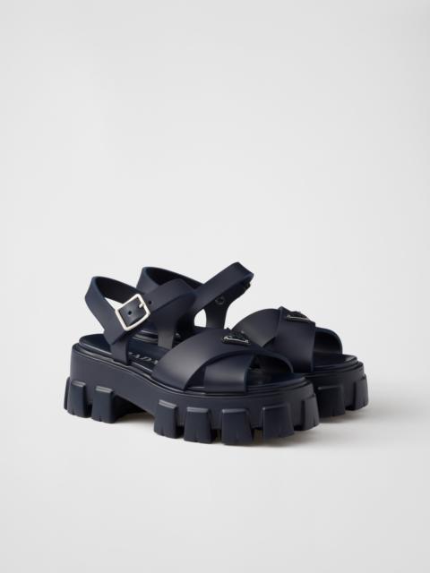 Monolith rubber sandals