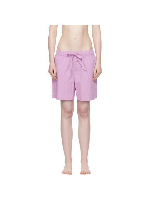 Pink Poplin Pyjama Shorts