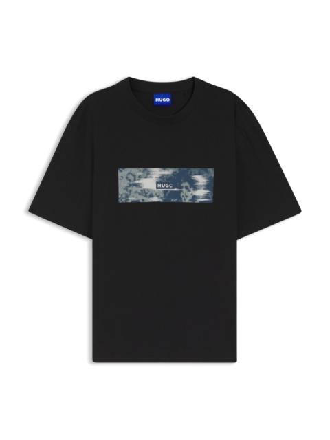 COTTON-JERSEY T-SHIRT WITH PRINTED ARTWORK