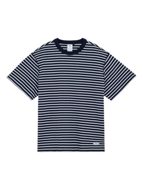 PUMA X Nanamica Striped Tee 'Navy' 539854-06