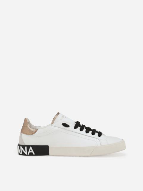 Portofino vintage calfskin sneakers