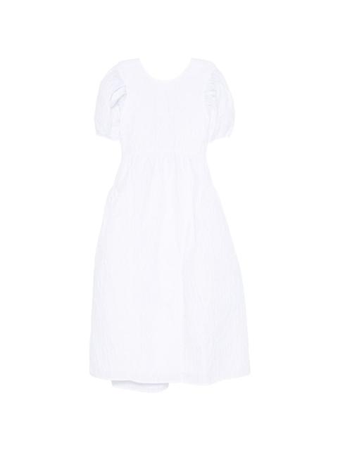 Catrine puffed midi dress