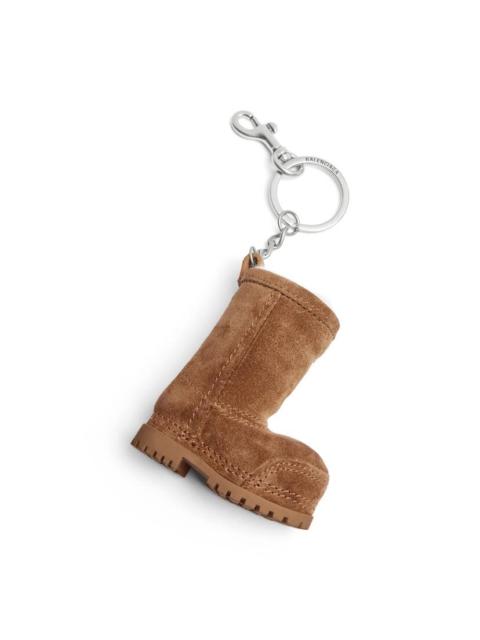 Women's Charm/keychain Mini Alaska Boot in Noce