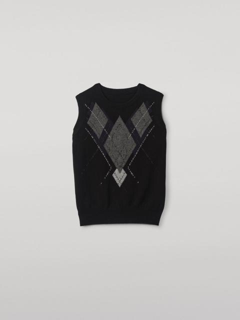 Le Jabots Black Cashmere Tank