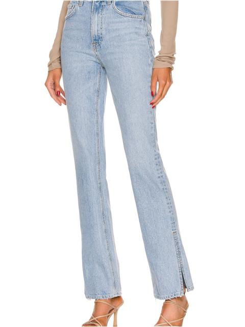 Harlow High Rise Boot Slit Jeans