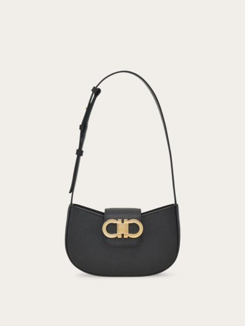 Double Gancini mini bag