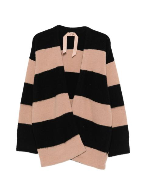 striped cardigan