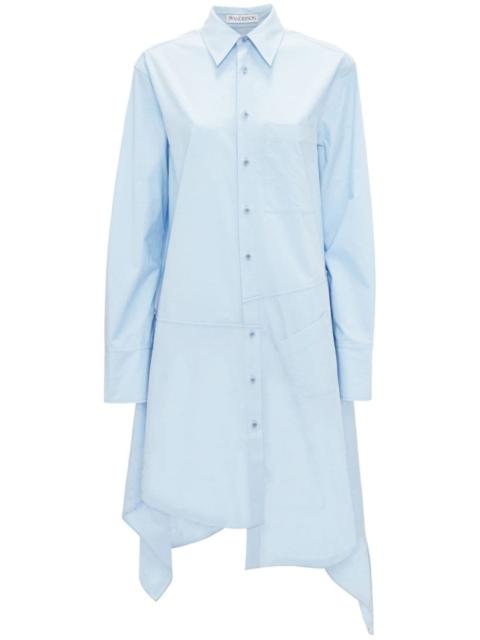 CRYSTAL HEM SHIRT DRESS