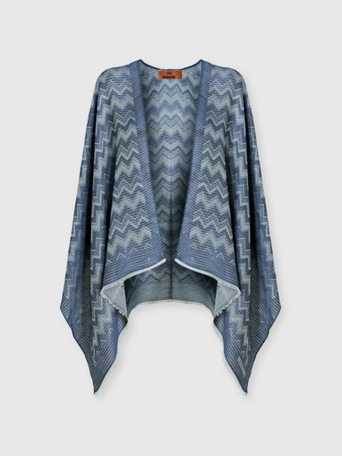 Viscose and modal-blend cape