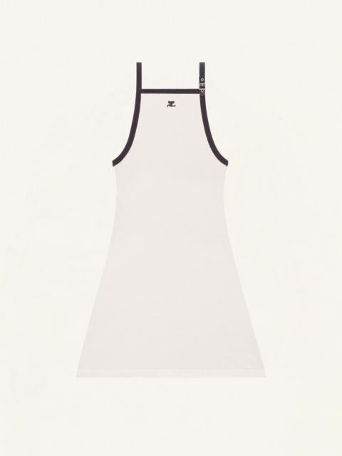 BUCKLE CONTRAST DRESS