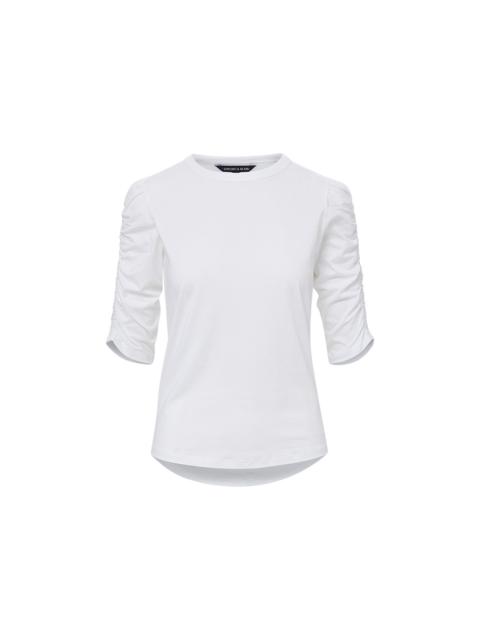 WALDORF RUCHED-SLEEVE TEE