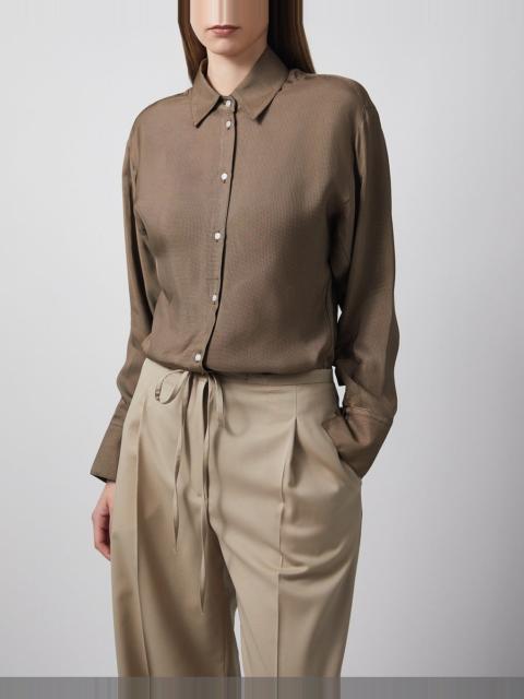 Shirt Relaxed Shaped Brown