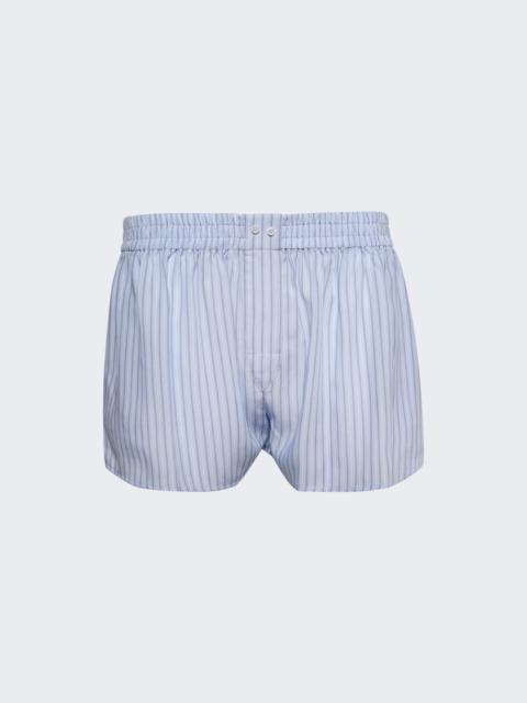 Boxer Short With Slash Pocket Oxford Blue