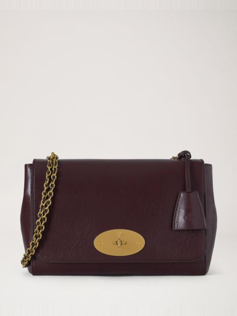 Medium Lily
Oxblood High Shine Leather