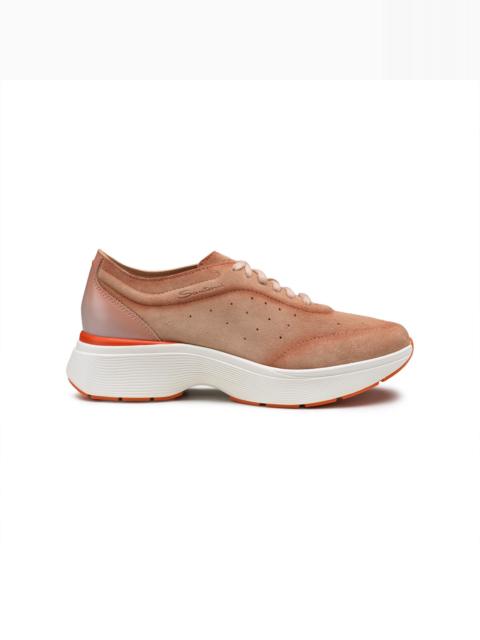 Women's pink suede Easy Bounce sneaker