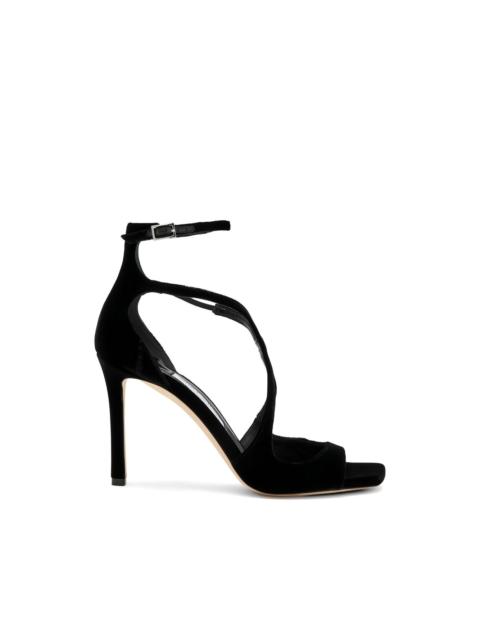 Azia square toe strap sandals