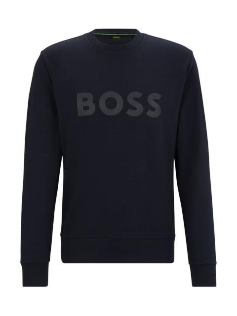 STRETCH-COTTON SWEATSHIRT WITH SANDWICH LOGO