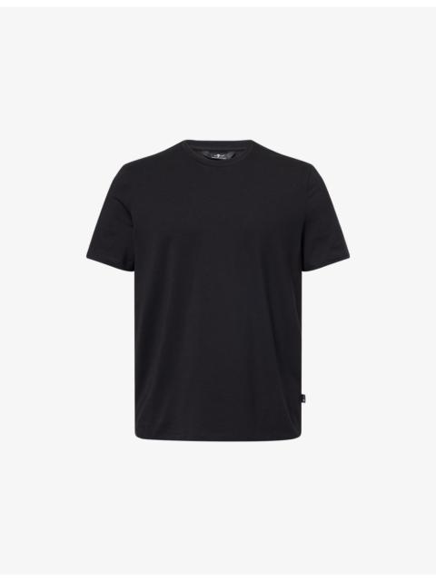 Luxe Performance Crewneck Stretch-Cotton T-Shirt