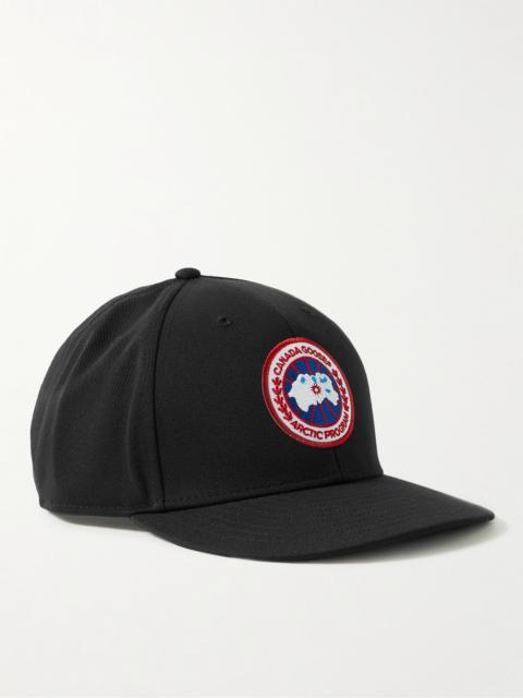 Arctic Logo-Appliquéd Twill Baseball Cap Black
