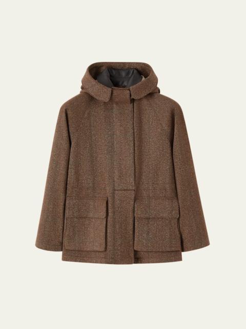 Horsey® Cashmere Mini Parka Jacket