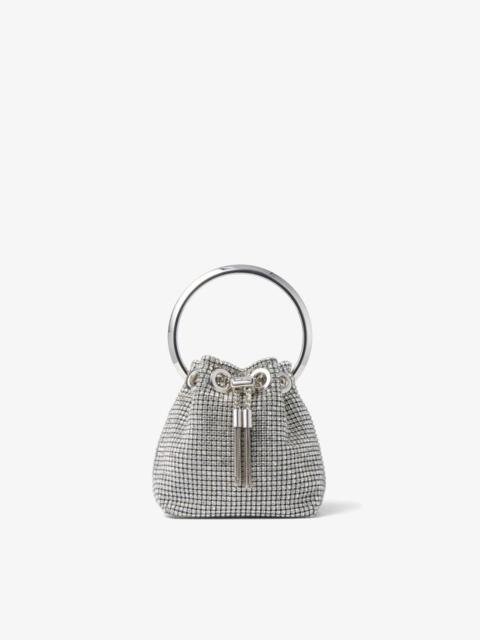 Micro Bon Bon
Silver Crystal Mesh Bag with Crystal Handle