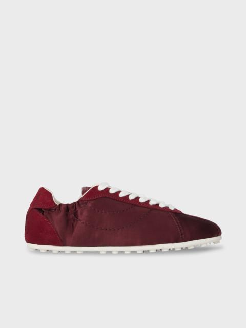 Women's Burgundy 'Bizou' Trainers