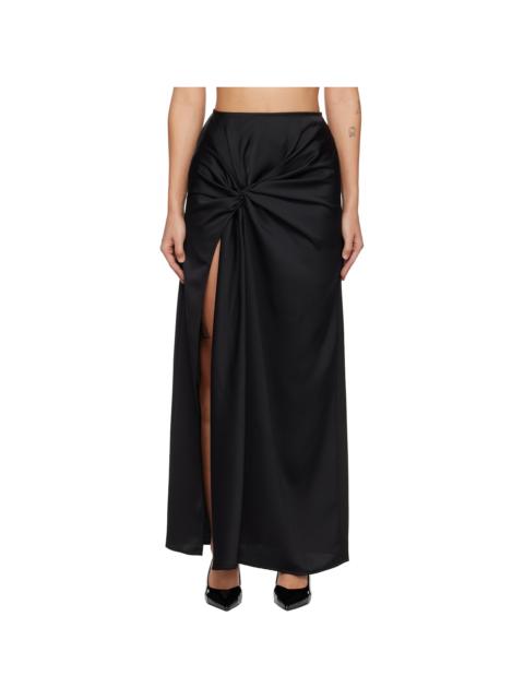 Black Imogen Maxi Skirt
