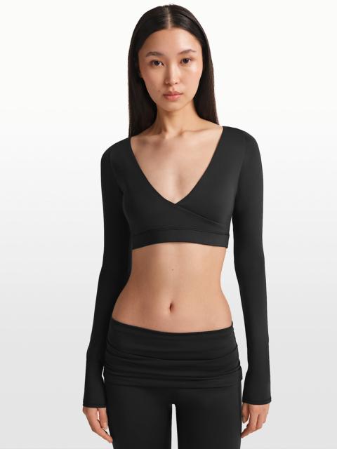 NikeSKIMS Matte Women's Long-Sleeve Wrap Top