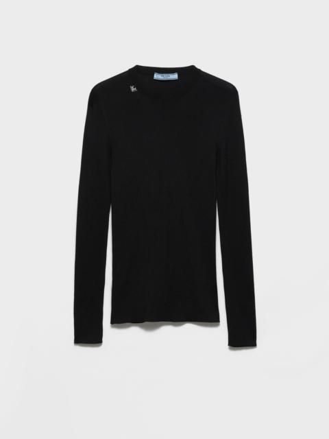 Wool crew-neck sweater
