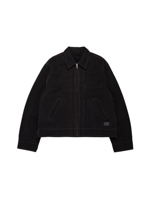 Stüssy Work Jacket Collared Black