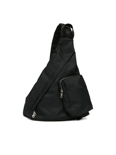 triangular cross body bag