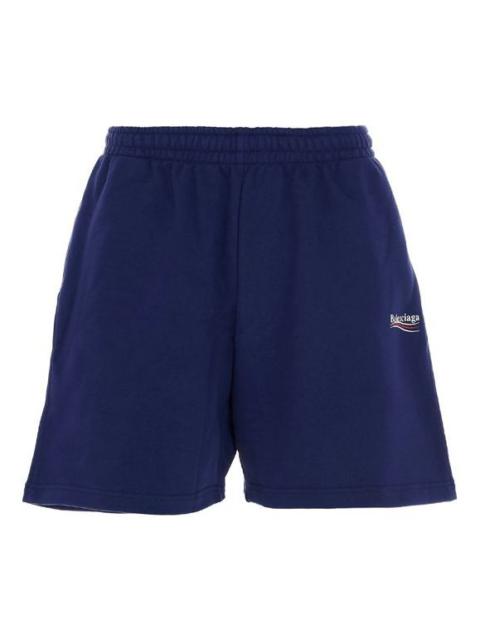 Balenciaga Political Campaign Short 'Blue' 641608TIV531195