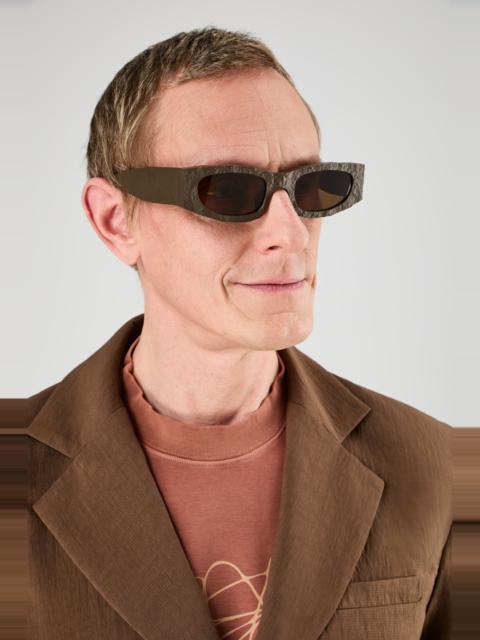 Brown HIRMU Acetate Sunglasses Brown