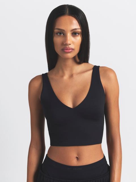 NikeSKIMS Matte Women's V-Neck Long-Line Bra