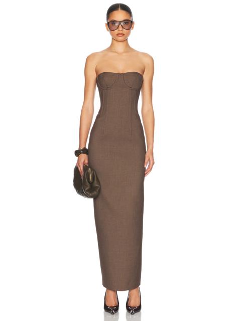 The Linear Suiting Dress