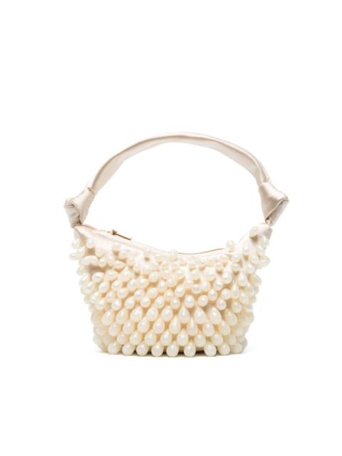 Gia faux-pearl shoulder bag
