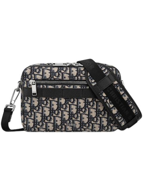 Dior Safari Messenger Bag Dior Oblique Jacquard Beige/Black
