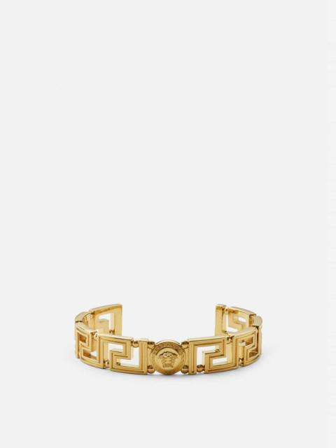 Medusa Greca Cuff Bracelet