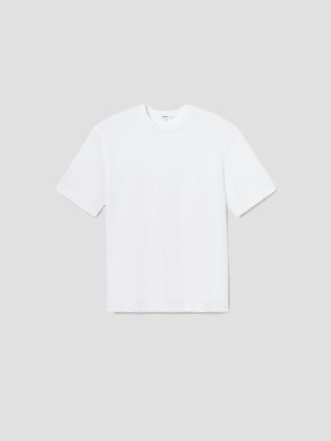 ASHA MOCK NECK TEE IN WHITE