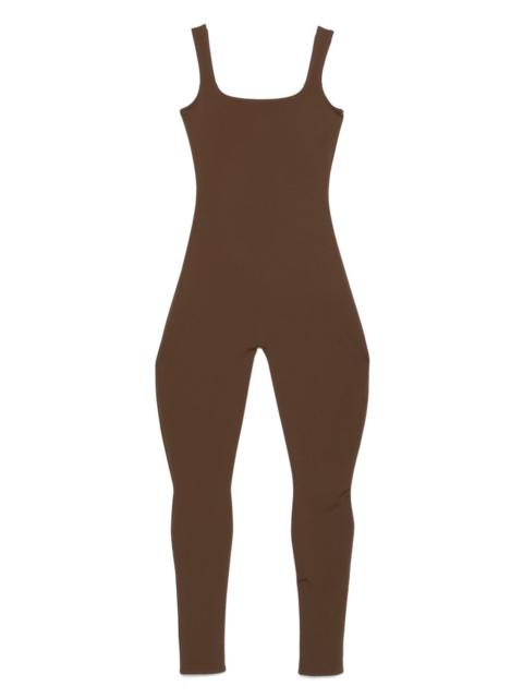 square neck jumpsuit