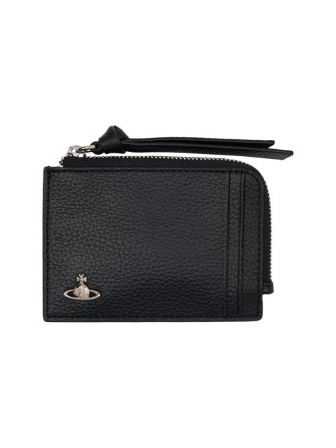 Black Zip Card Holder