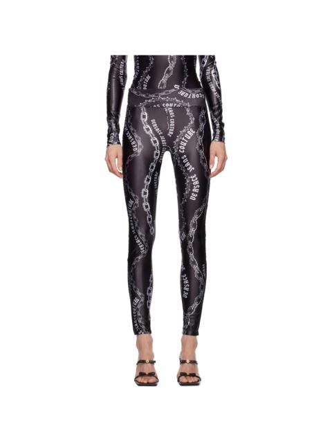 Black & White Chain Couture Leggings