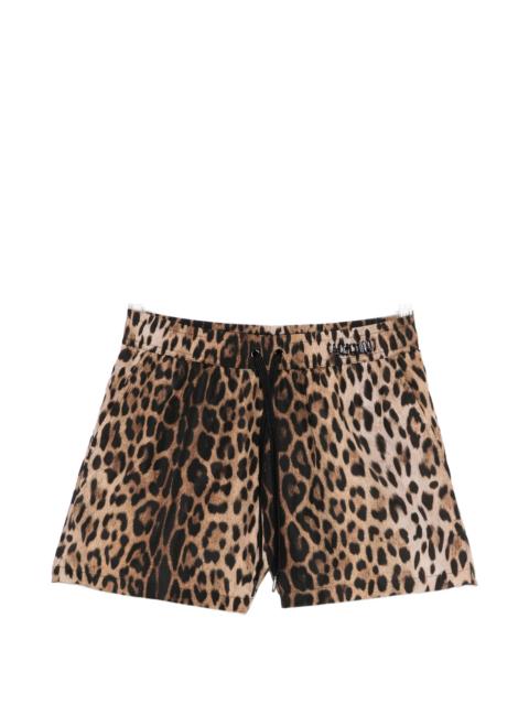 Moschino Leopard-print Swim Shorts