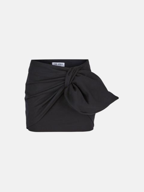 ''DAIKI'' BLACK MINI SKIRT