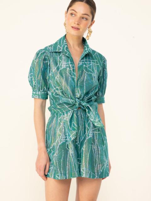 Short Jumpsuit Livia - Green Akoya