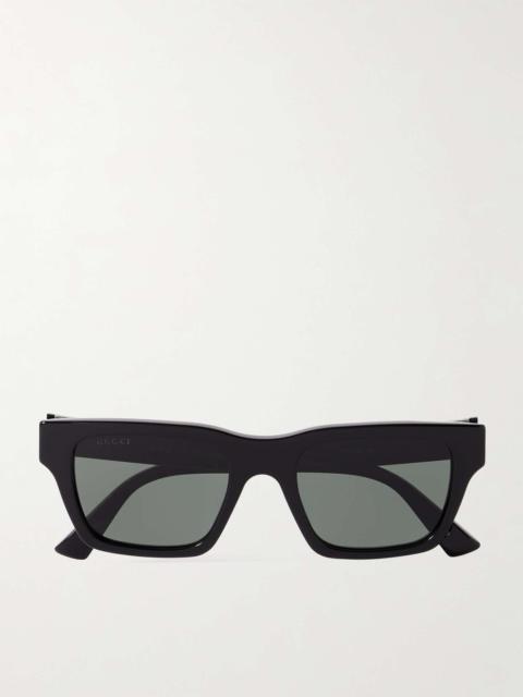 Square-Frame Recycled-Acetate Sunglasses